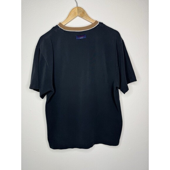 Vintage Tommy Jeans Tommy Hilfiger Short Sleeve Pullover Tee Shirt Mens Size XL - Picture 4 of 10